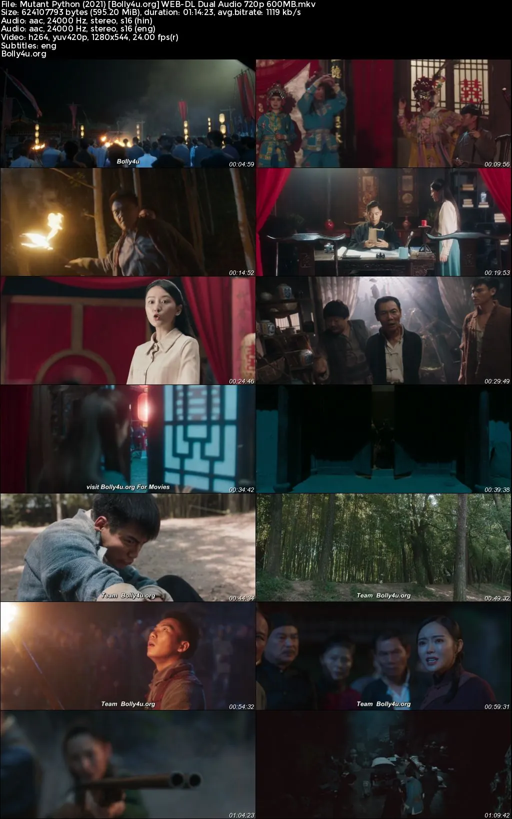 Mutant Python 2021 WEB-DL Hindi Dual Audio Full Movie Download 1080p  720p  480p