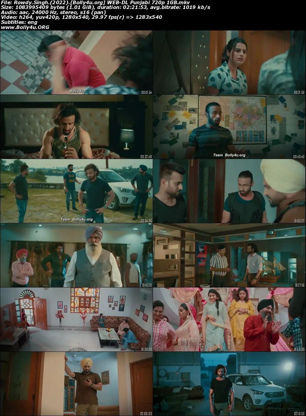 Rowdy Singh 2022 WEB-DL Punjabi Full Movie Download 1080p  720p  480p