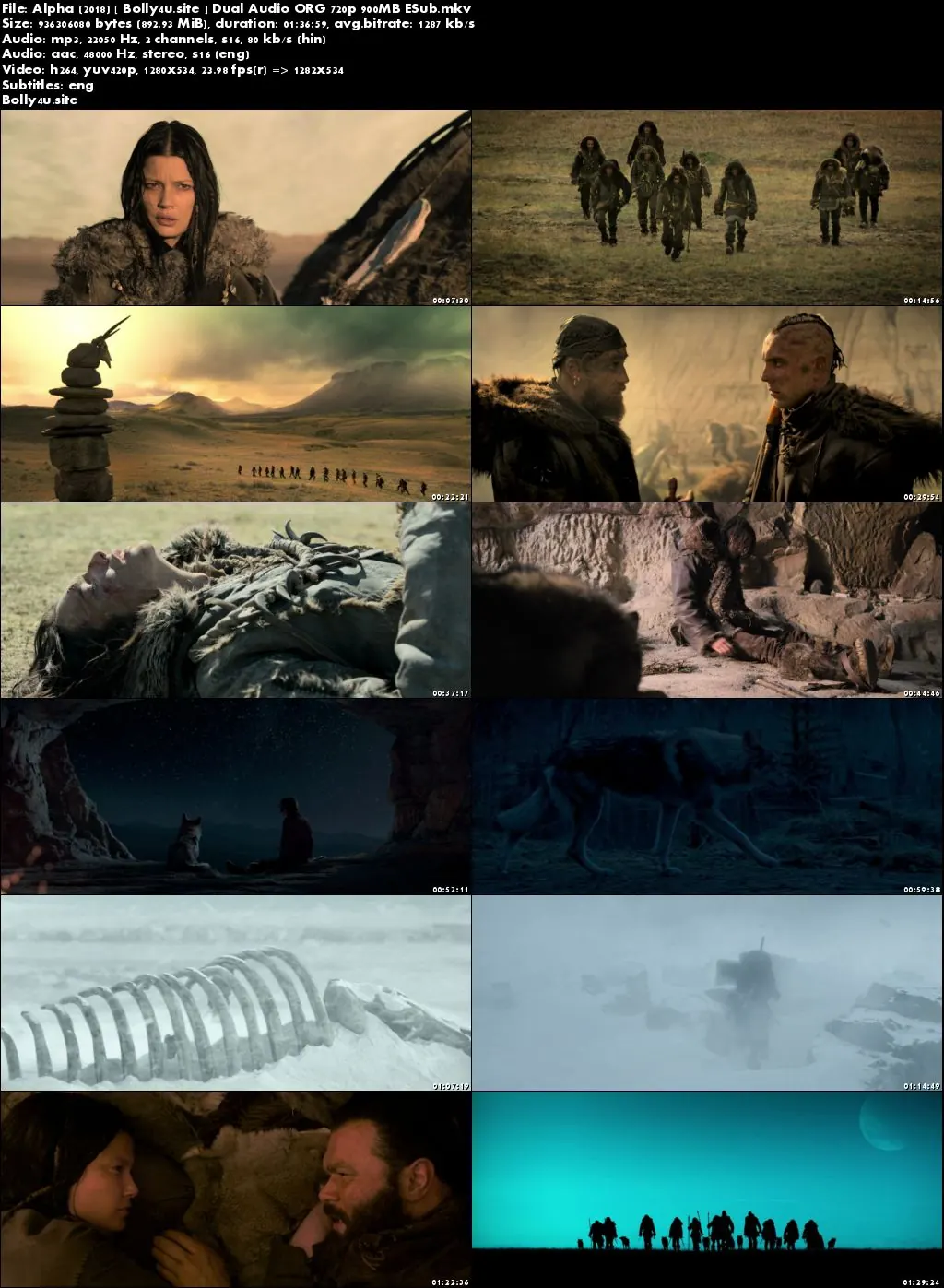 Alpha 2018 BluRay 900MB Hindi Dual Audio ORG 720p ESub Download
