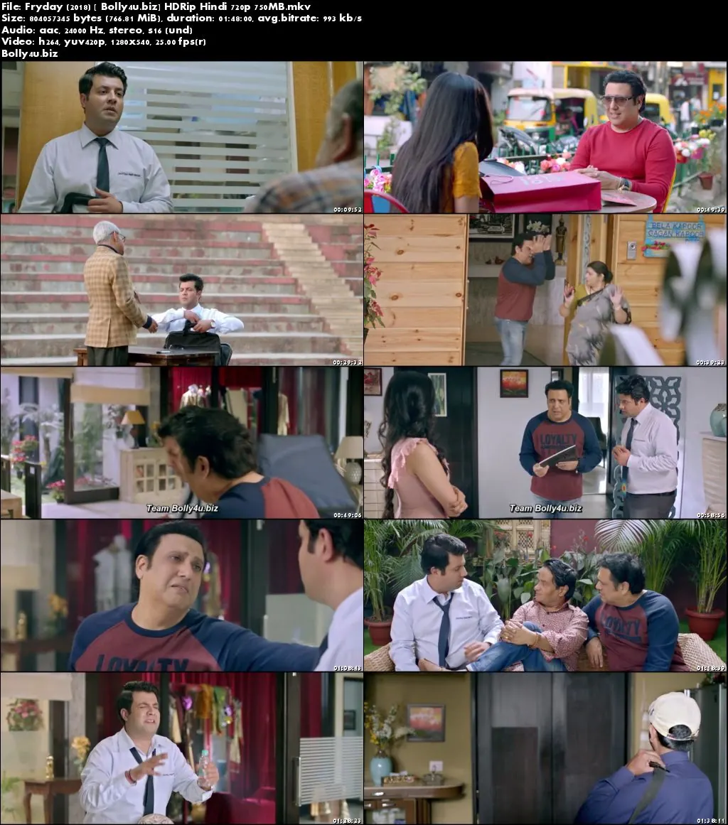 Fryday 2018 HDRip 300Mb Full Hindi Movie Download 480p