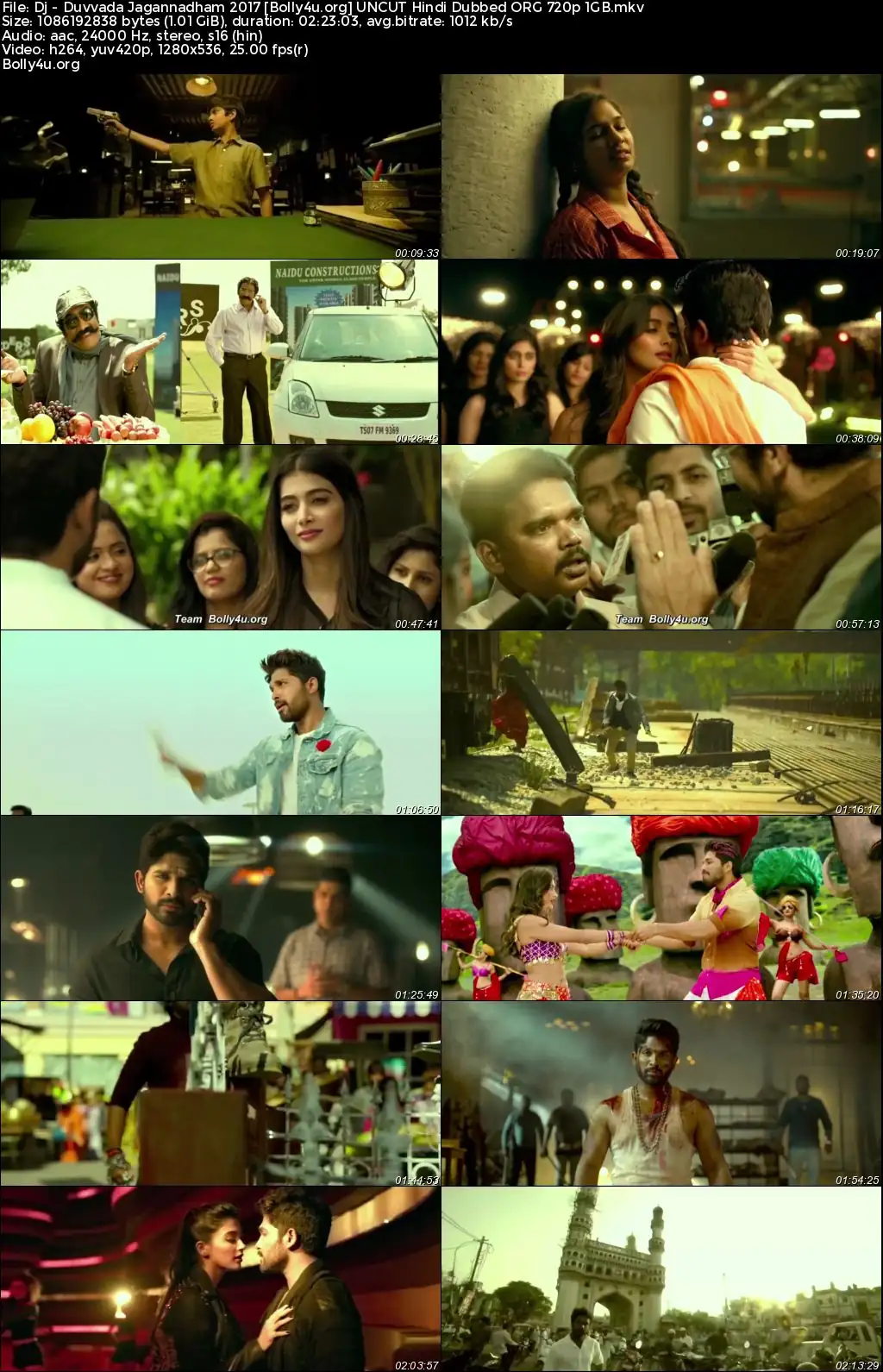 DJ Duvvada Jagannadham 2017 WEB-DL UNCUT Hindi Dubbed ORG Full Movie Download 1080p  720p  480p