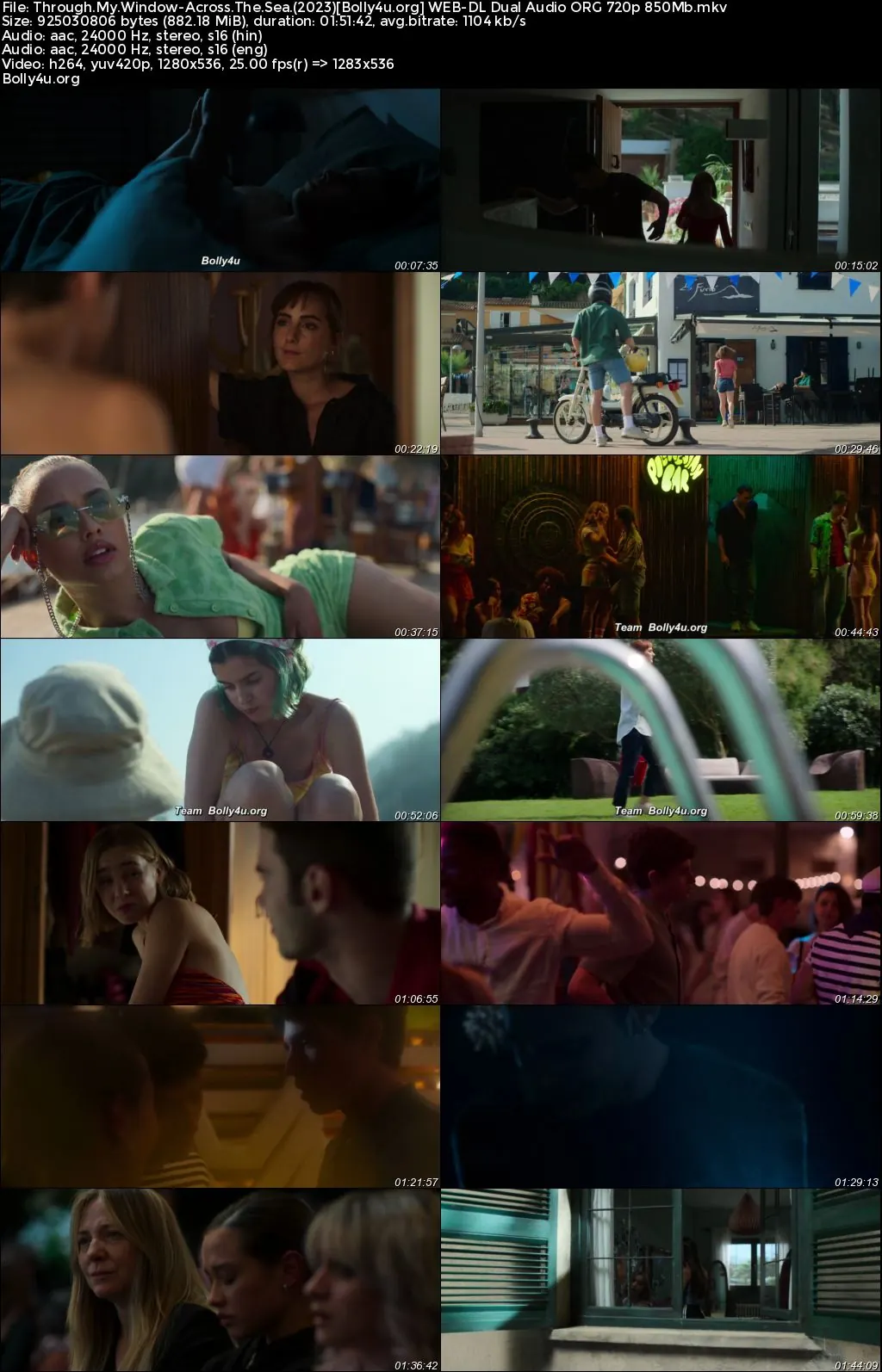 Through My Window Across The Sea 2023 WEB-DL Hindi Dual Audio ORG Full Movie Download 1080p  720p  480p