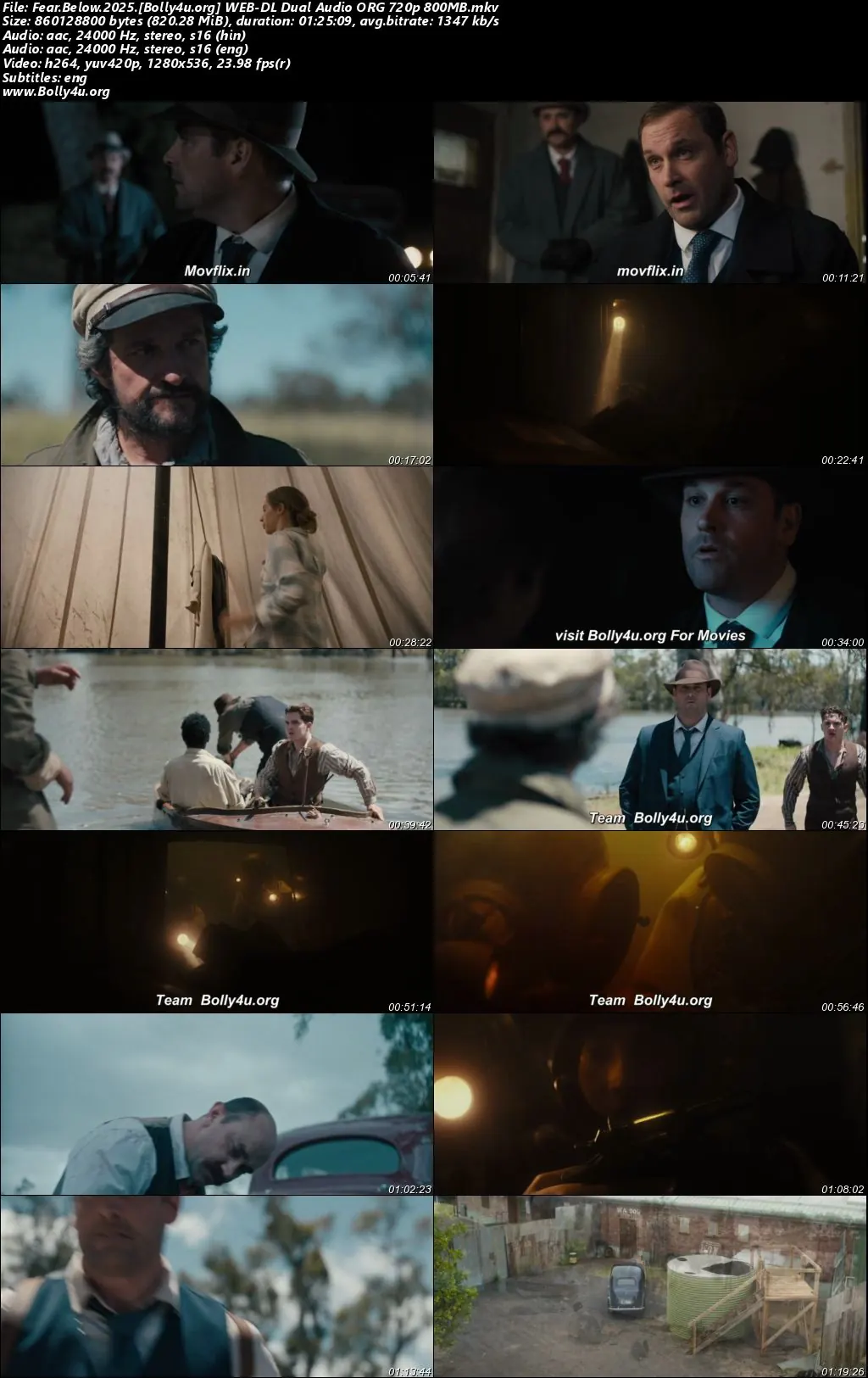 Fear Below 2025 WEB-DL Hindi Dual Audio ORG Full Movie Download 1080p  720p  480p