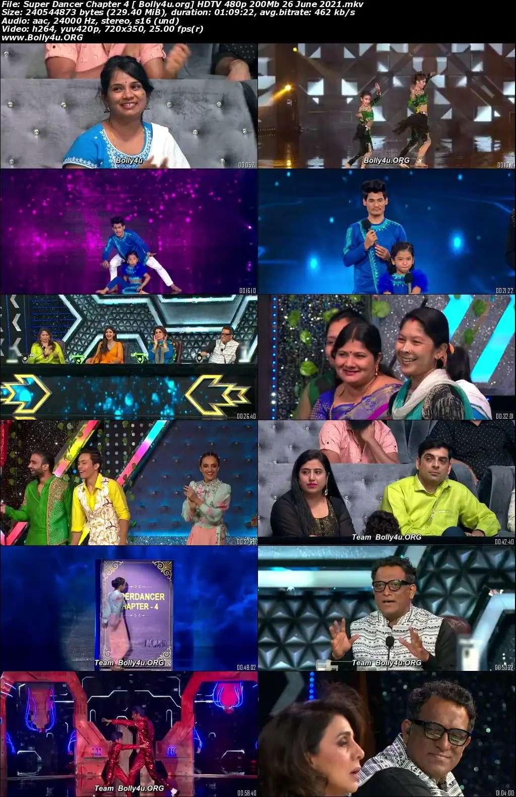 Super Dancer Chapter 4 HDTV 480p 200Mb 26 June 2021 Download
