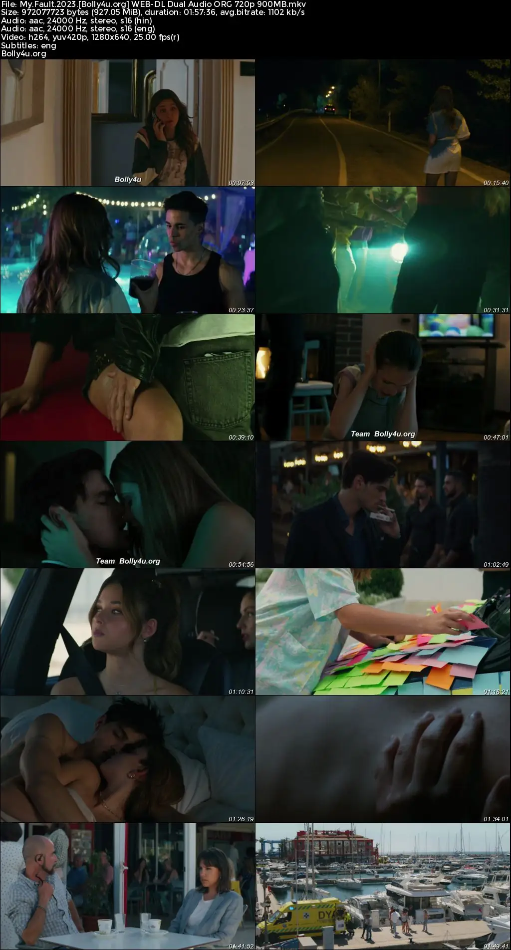 My Fault 2023 WEB-DL Hindi Dual Audio ORG Full Movie Download 1080p  720p  480p