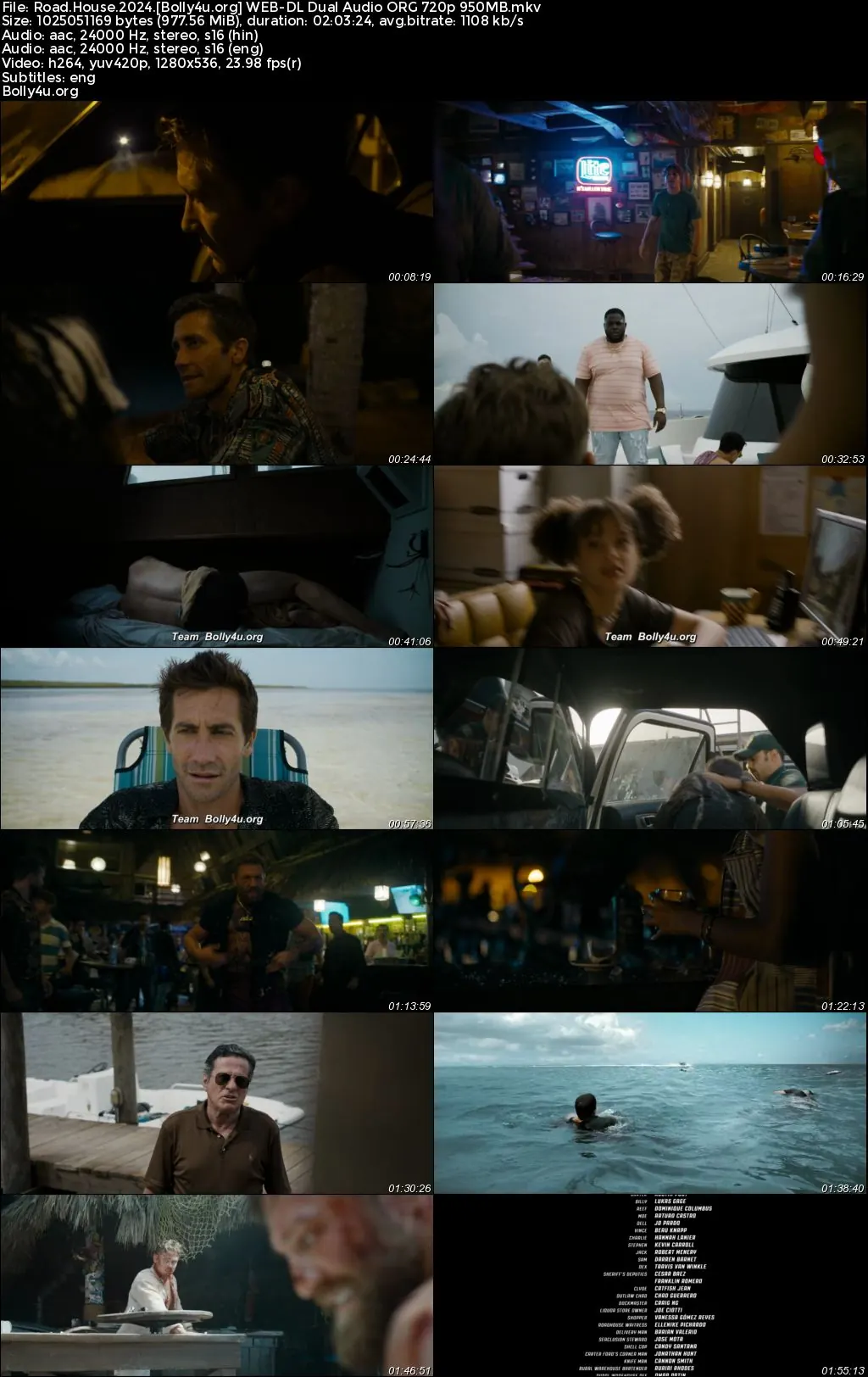 Road House 2024 WEB-DL Hindi Dual Audio ORG Full Movie Download 1080p  720p  480p