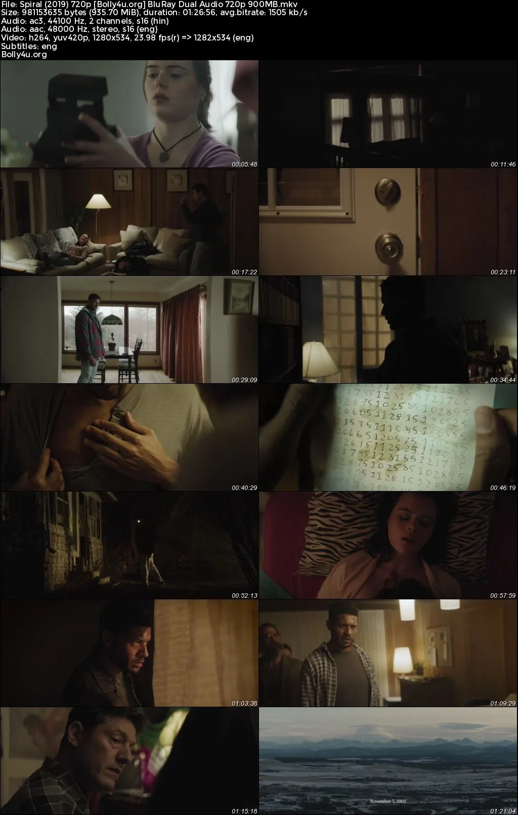 Spiral 2019 BluRay Hindi Dual Audio Full Movie Download 720p  480p