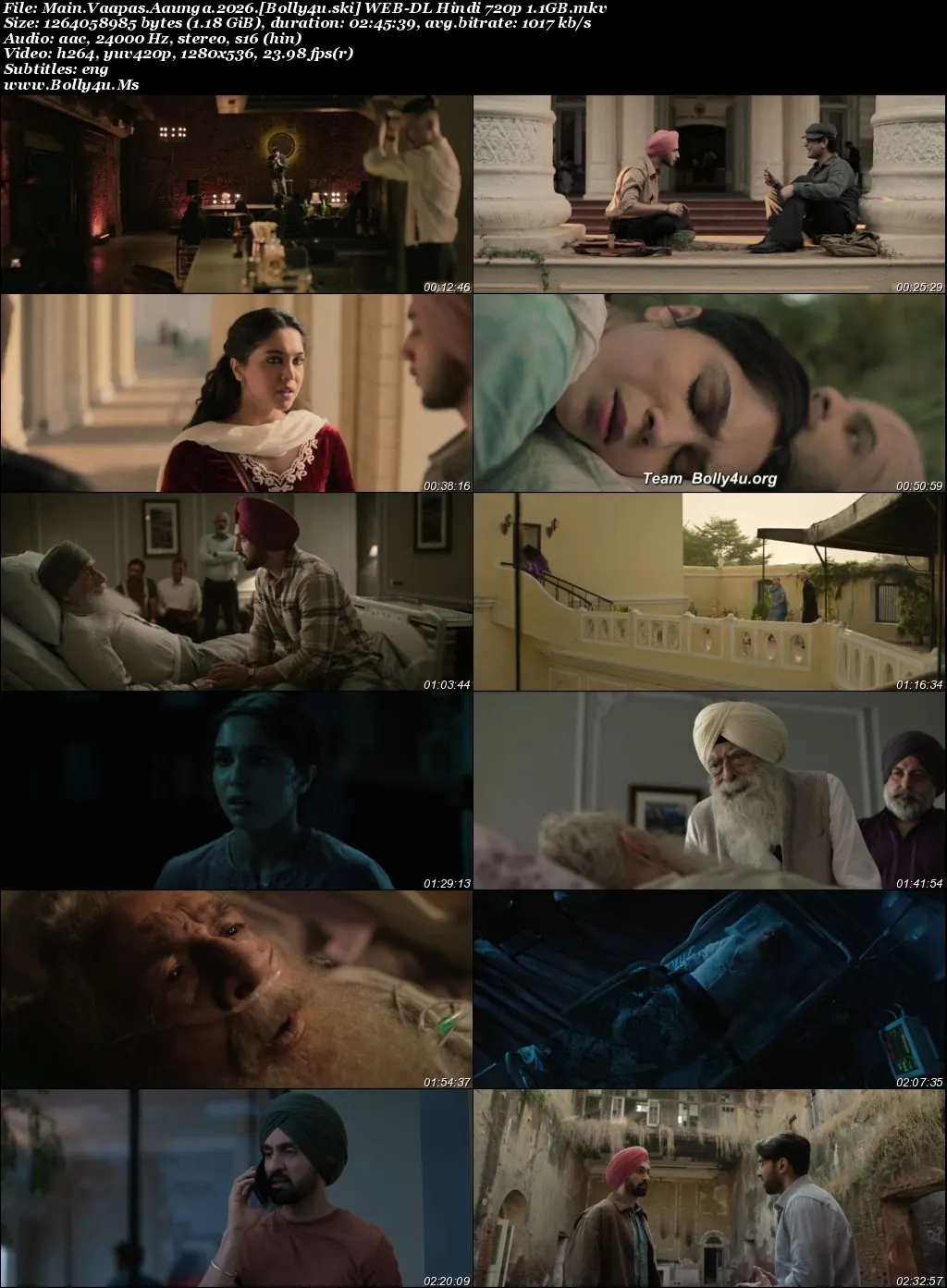 Main Vaapas Aaunga 2026 WEB-DL Hindi Full Movie Download 1080p  720p  480p