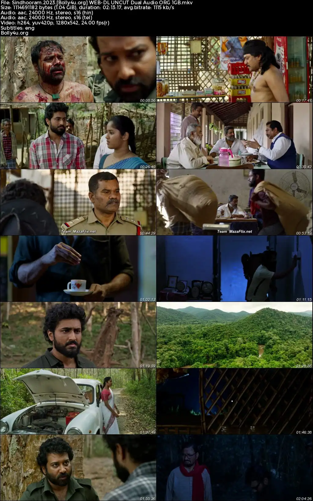 Sindhooram 2023 WEB-DL UNCUT Hindi Dual Audio ORG Full Movie Download 1080p  720p  480p