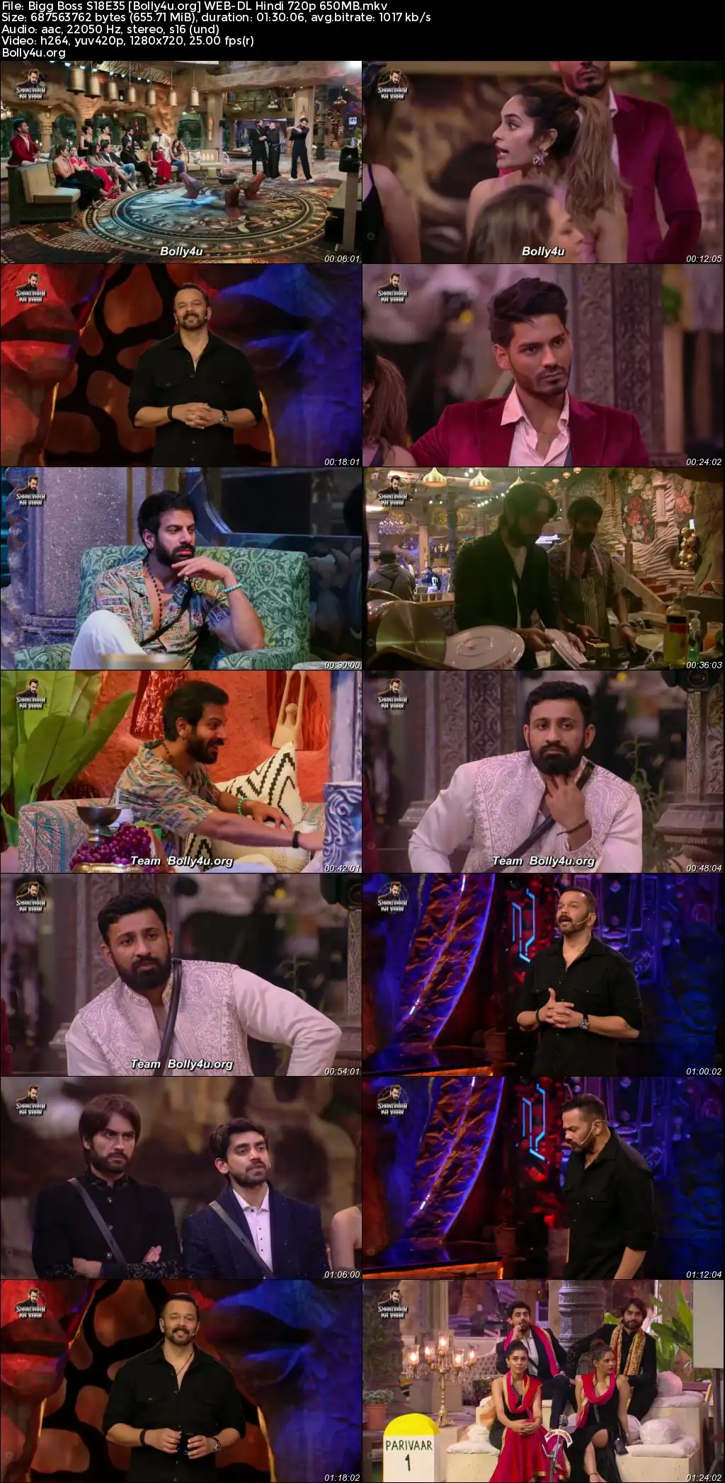 Bigg Boss 2024 WEB-DL Hindi S18E35 Download 720p  480p