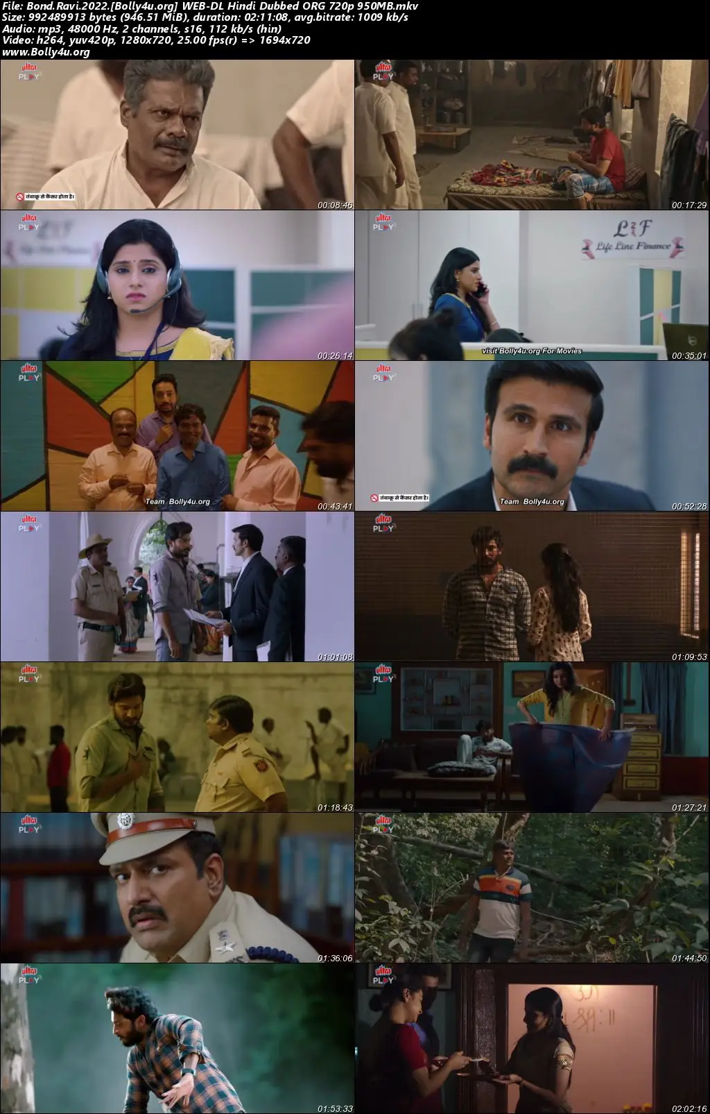 Bond Ravi 2022 WEB-DL Hindi Dubbed ORG Full Movie Download 1080p  720p  480p