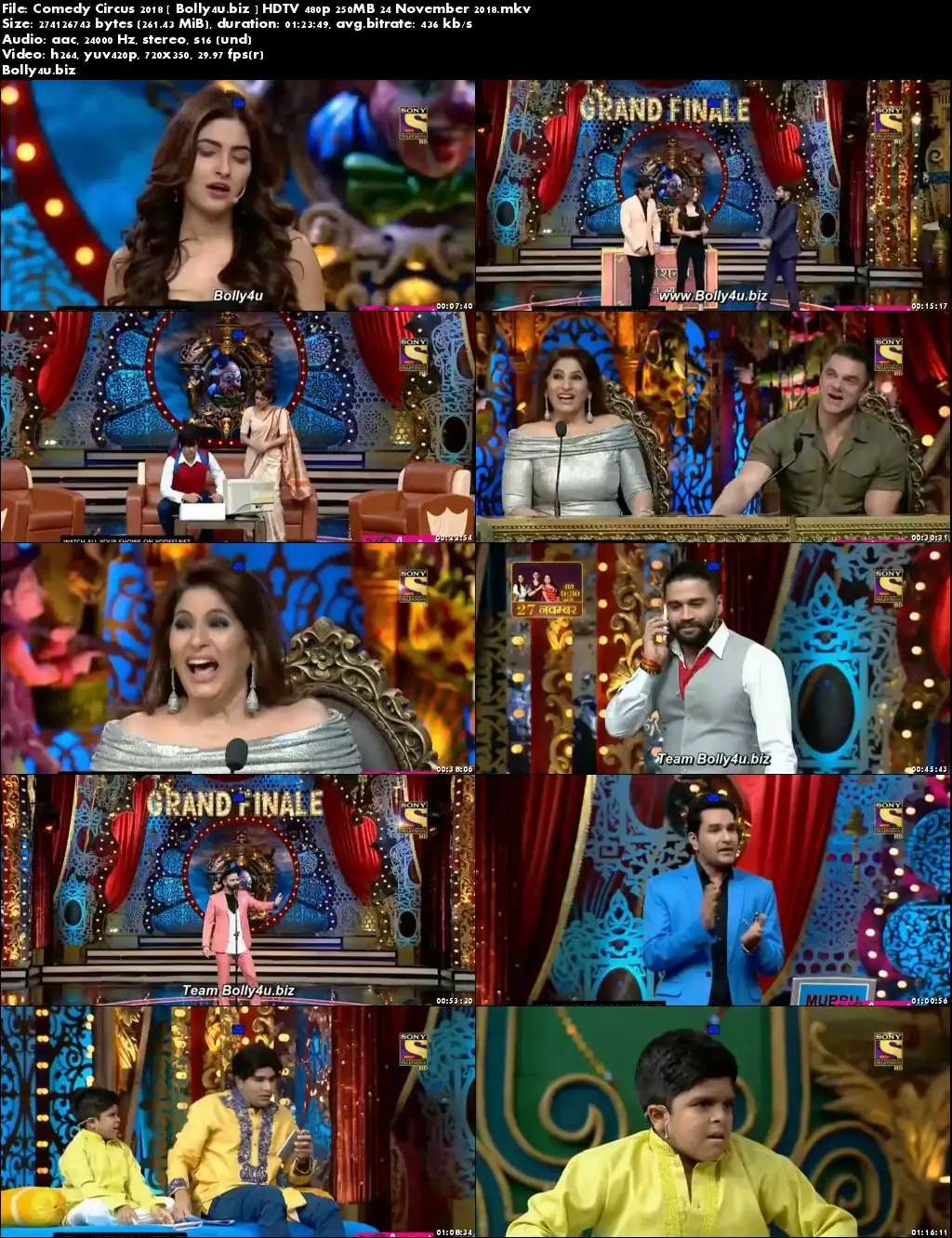 Comedy Circus 2018 HDTV 480p 250MB 24 November 2018 Download