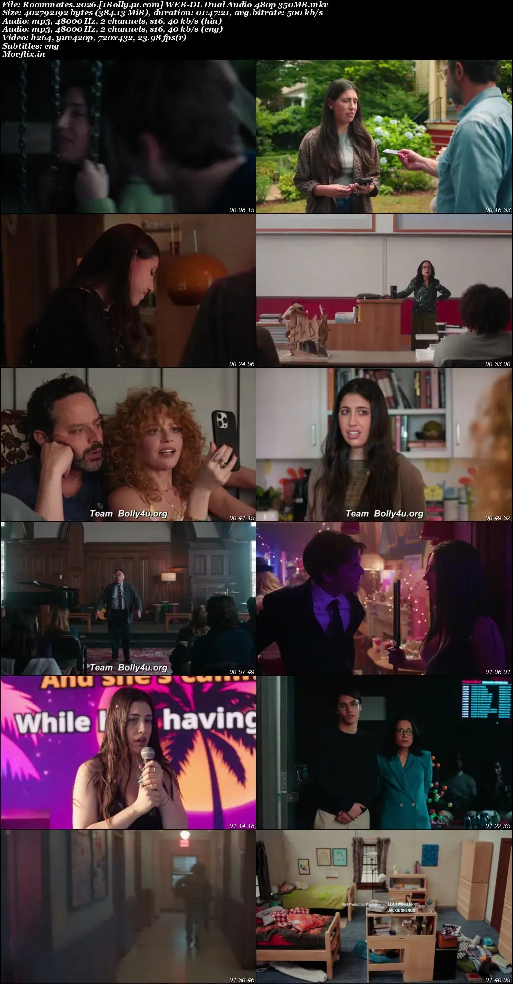 Roommates 2026 WEB-DL Hindi Dual Audio ORG Full Movie Download 1080p  720p  480p