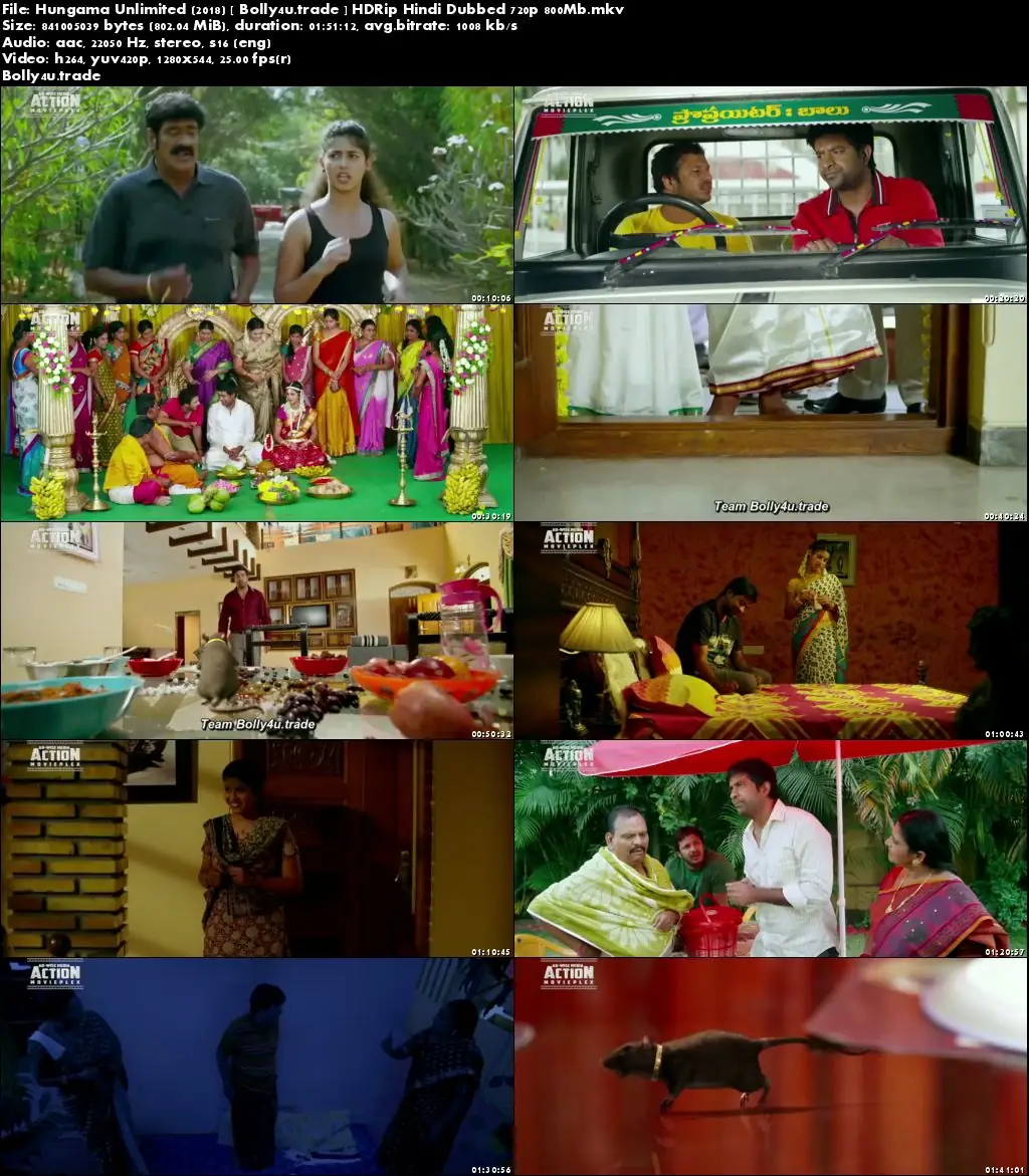 Hungama Unlimited 2018 HDRip 800MB Hindi Dubbed 720p Download