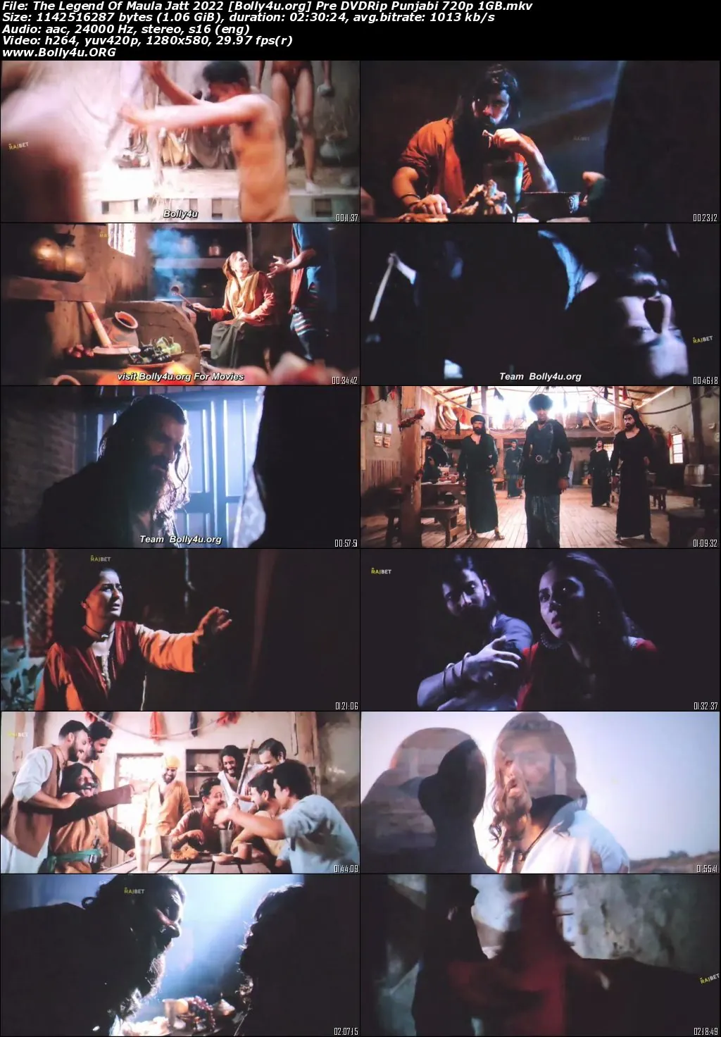 The Legend Of Maula Jatt 2022 Pre DVDRip Punjabi Full Movie Download 1080p  720p  480p