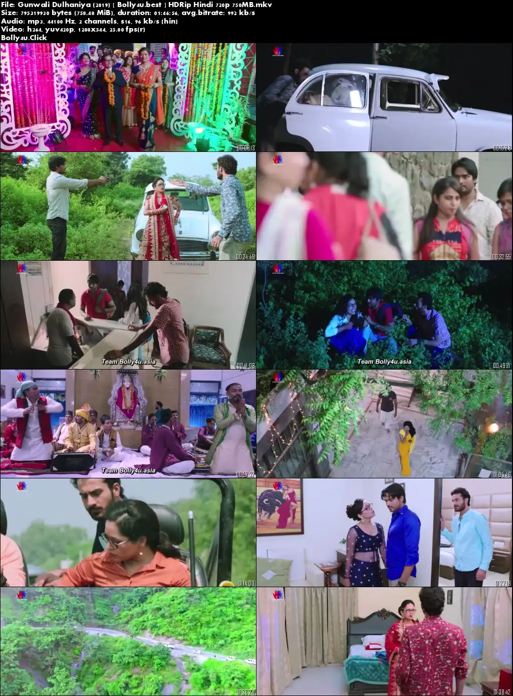 Gunwali Dulhaniya 2019 HDRip 750Mb Full Hindi Movie Download 720p