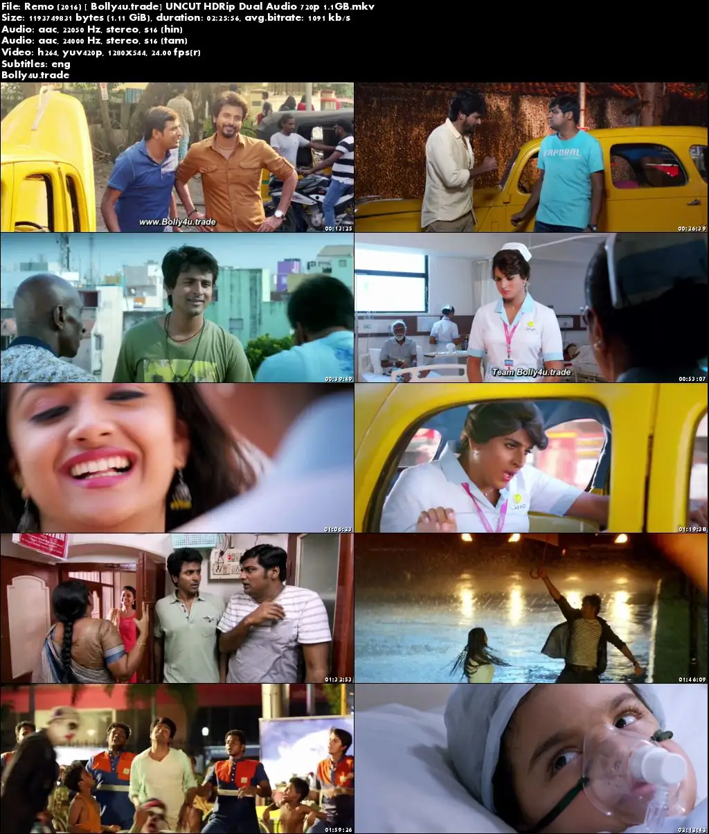 Remo 2016 HDRip UNCUT Hindi Dual Audio 720p Download