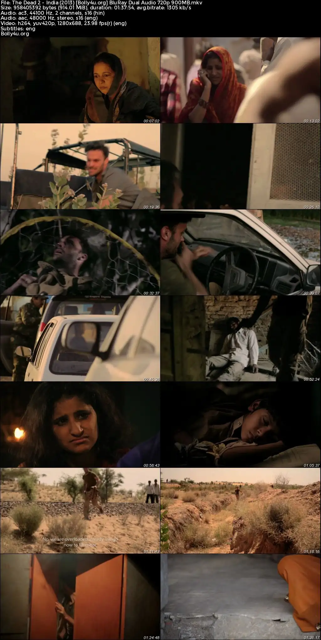 The Dead 2 India 2013 BluRay Hindi Dual Audio Full Movie Download 720p  480p