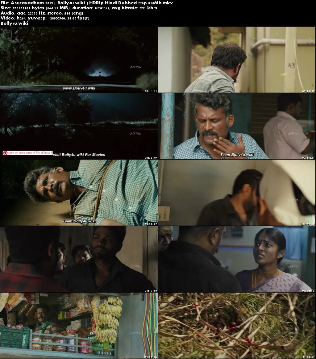 Asuravadham 2019 HDRip 850MB Hindi Dubbed 720p Download