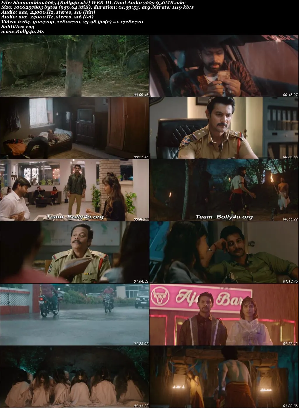 Shanmukha 2025 WEB-DL UNCUT Hindi Dual Audio ORG Full Movie Download 1080p  720p  480p