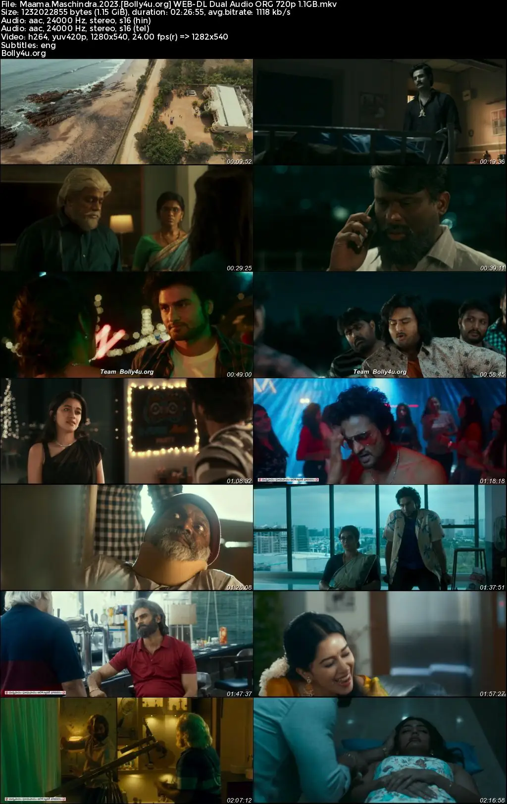 Maama Mascheendra 2023 WEB-DL UNCUT Hindi Dual Audio ORG Full Movie Download 1080p  720p  480p