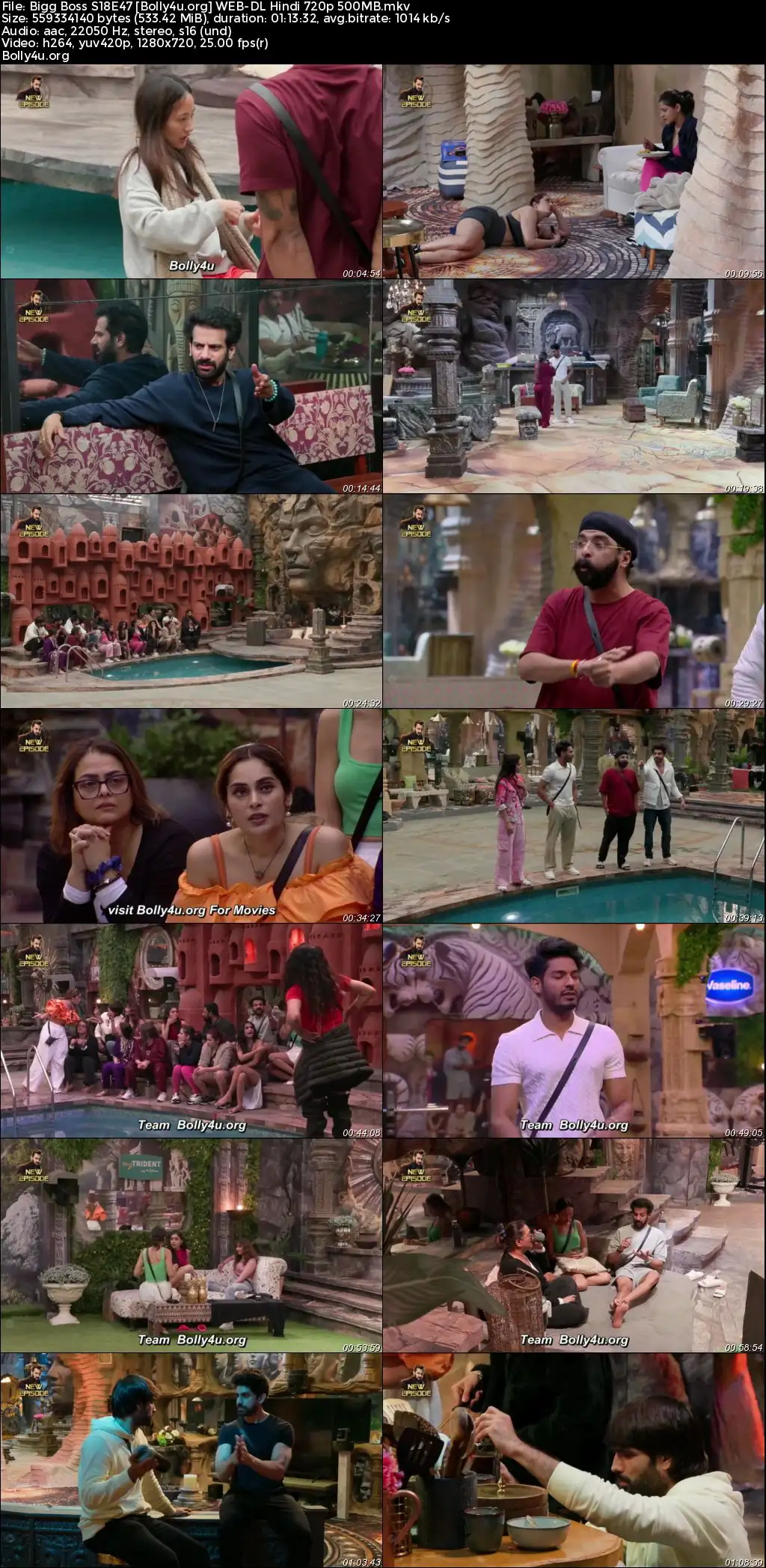 Bigg Boss 2024 WEB-DL Hindi S18E47 Download 720p  480p