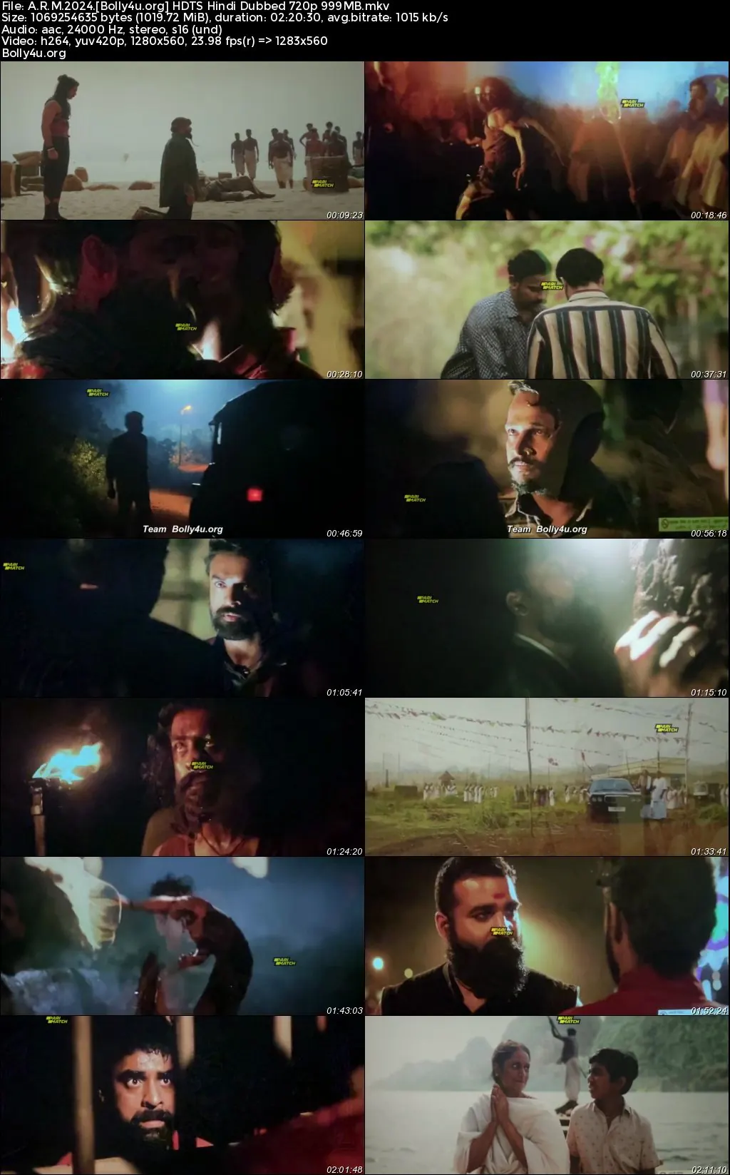 A.R.M.2024 HDTS Hindi Dubbed Full Movie Download 1080p  720p  480p