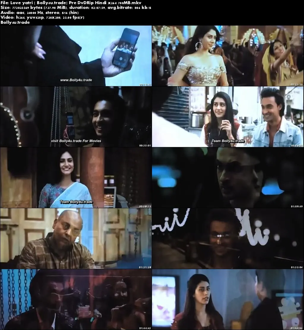 Loveyatri Pre DVDRip 700Mb Full Hindi Movie Download x264