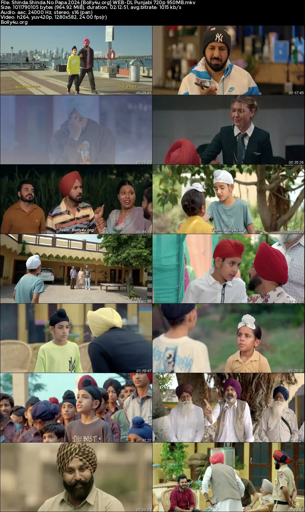 Shinda Shinda No Papa 2024 WEB-DL Punjabi Full Movie Download 1080p  720p  480p Watch Online Free bolly4u