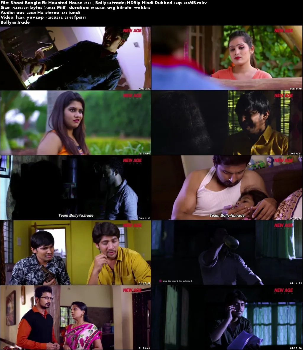 Bhoot Bangla Ek Haunted House 2018 HDRip 300MB Hindi Dubbed 480p Download