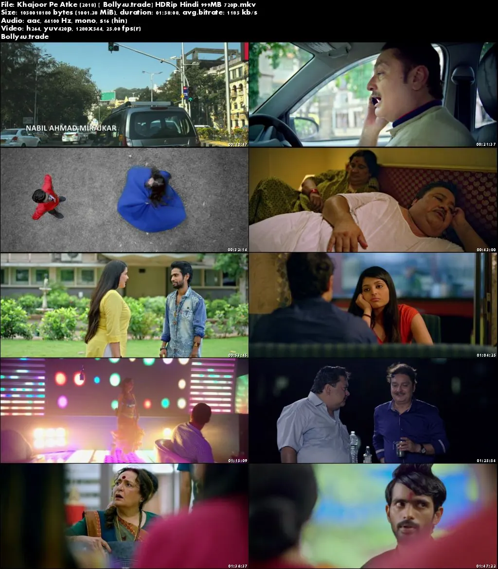 Khajoor Pe Atke 2018 HDRip 300Mb Full Hindi Movie Download 480p