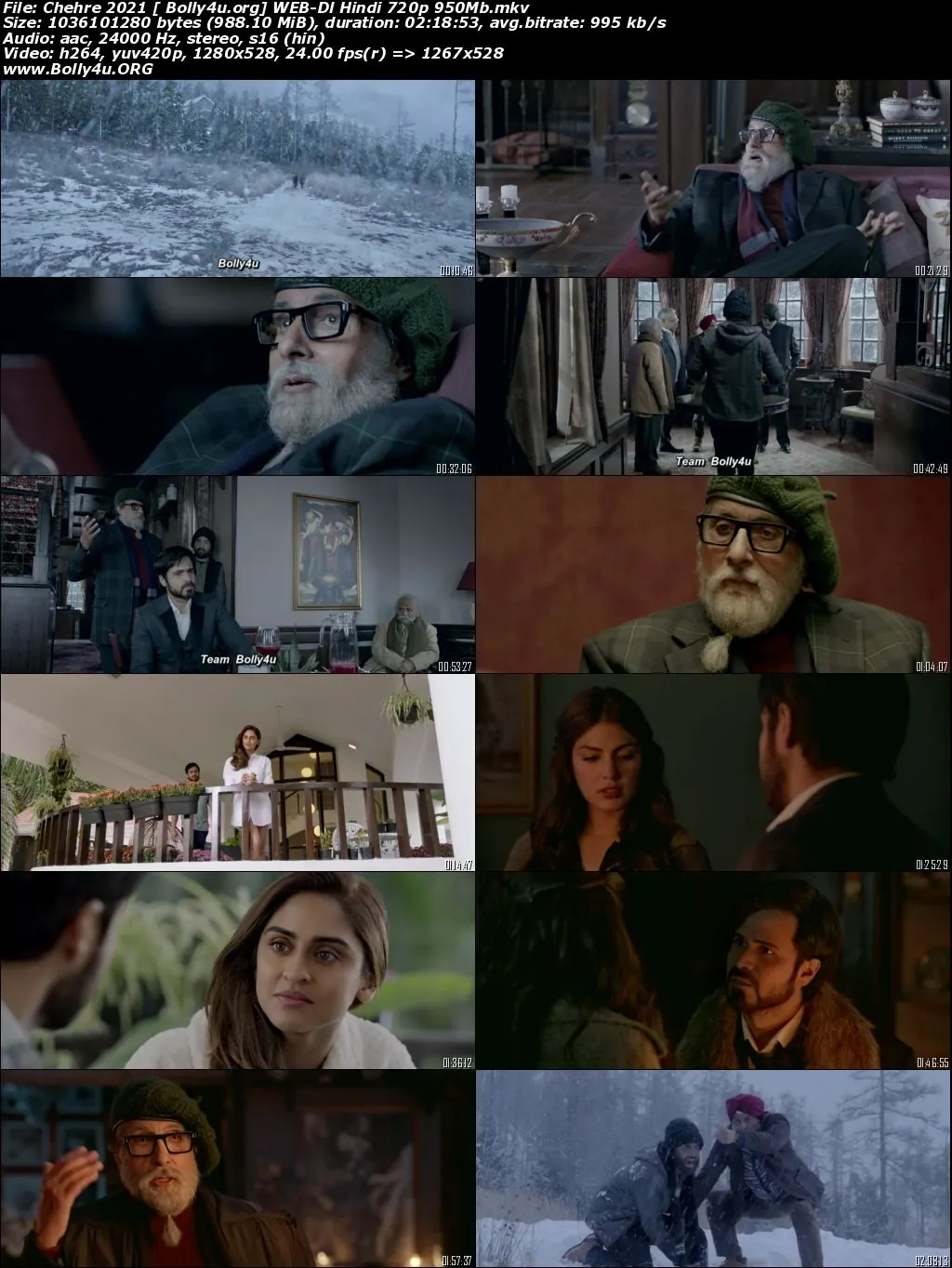 Chehre 2021 WEB-DL 400Mb Hindi Movie Download 480p