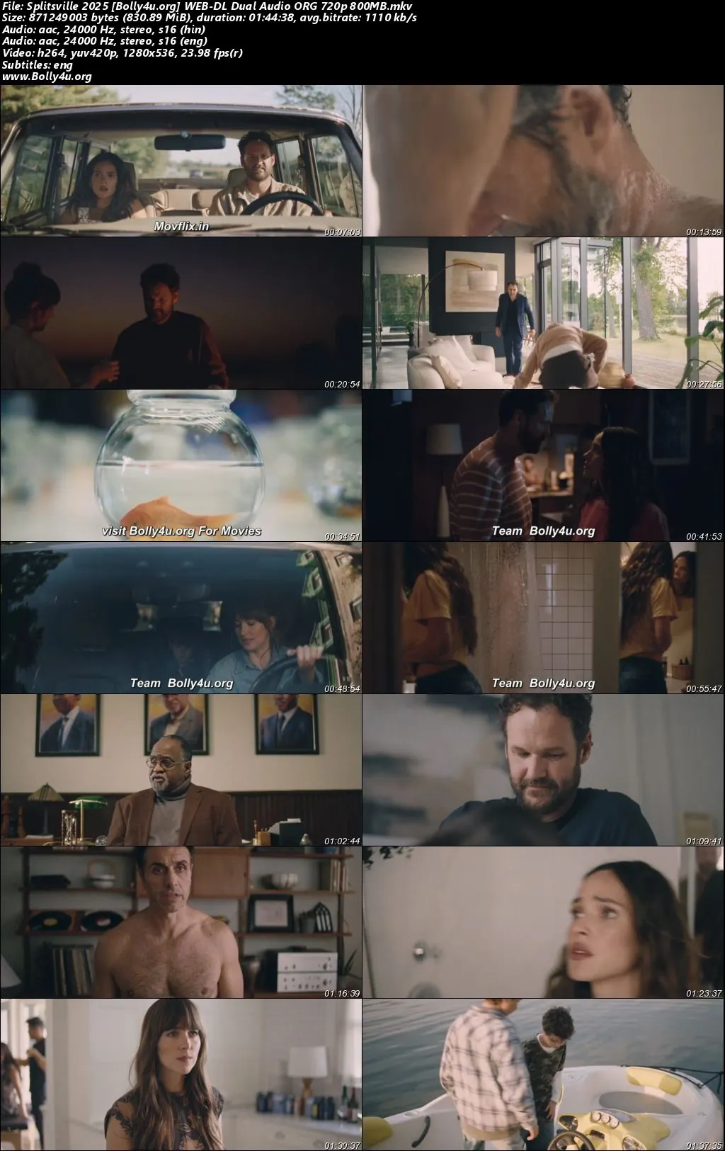 Splitsville 2025 WEB-DL Hindi Dual Audio ORG Full Movie Download 1080p  720p  480p