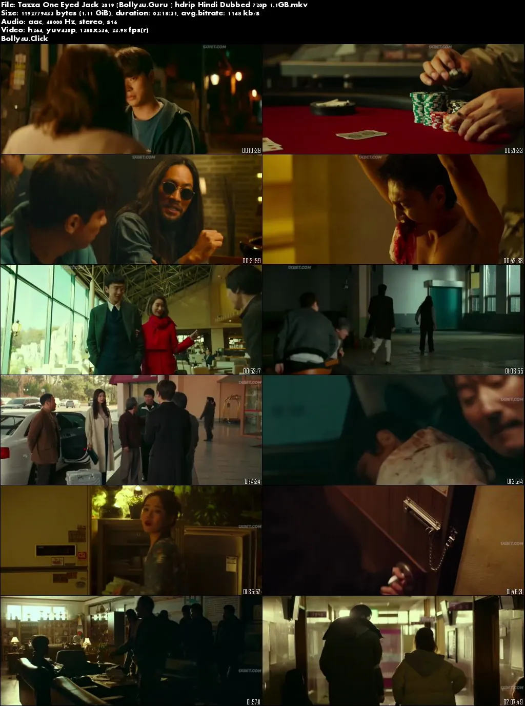 Tazza One Eyed Jack 2019 HDRip 1.1GB Hindi Dubbed 720p Download