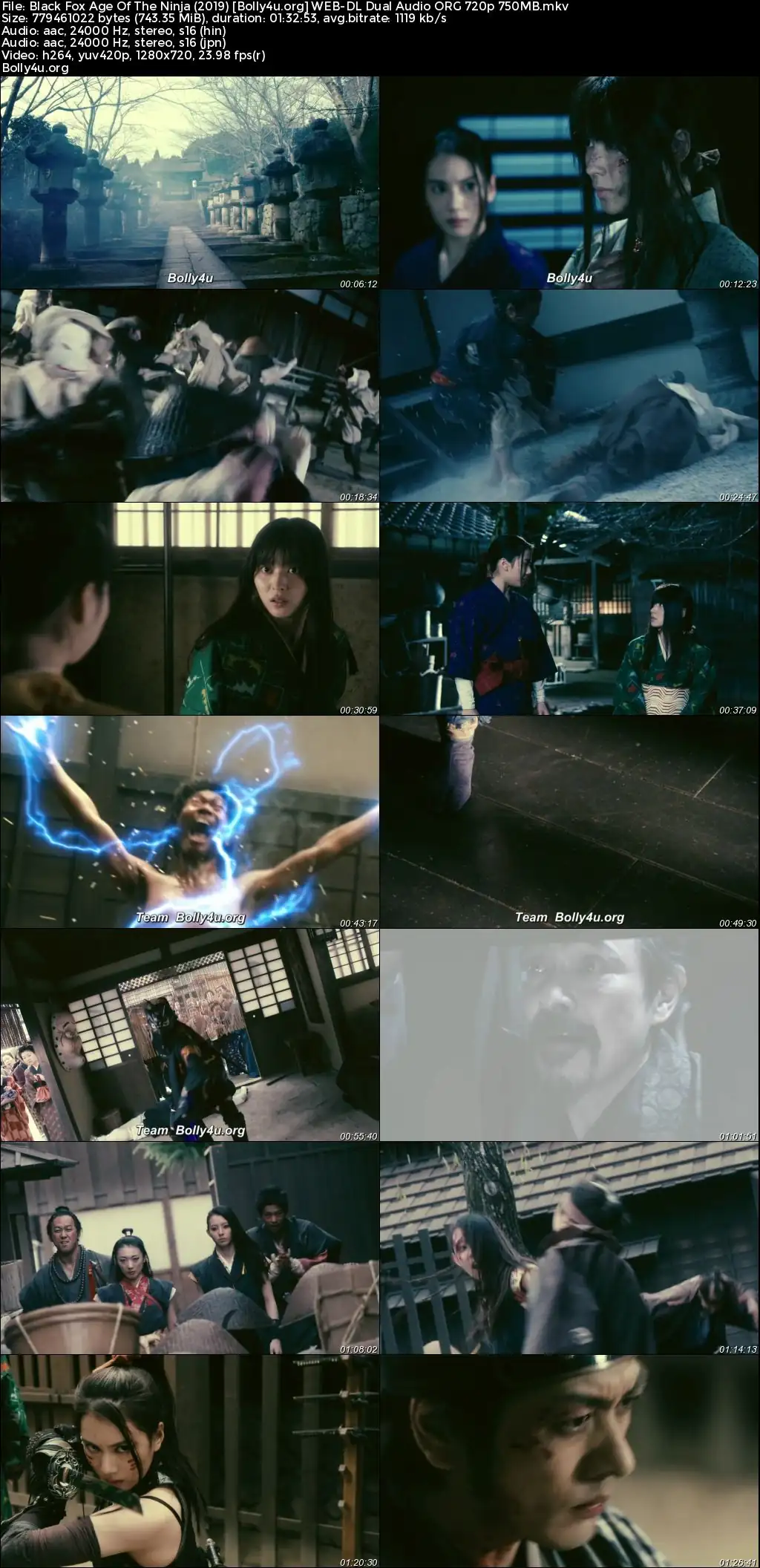 Black Fox Age Of The Ninja 2019 WEB-DL Hindi Dual Audio ORG Full Movie Download 1080p  720p  480p