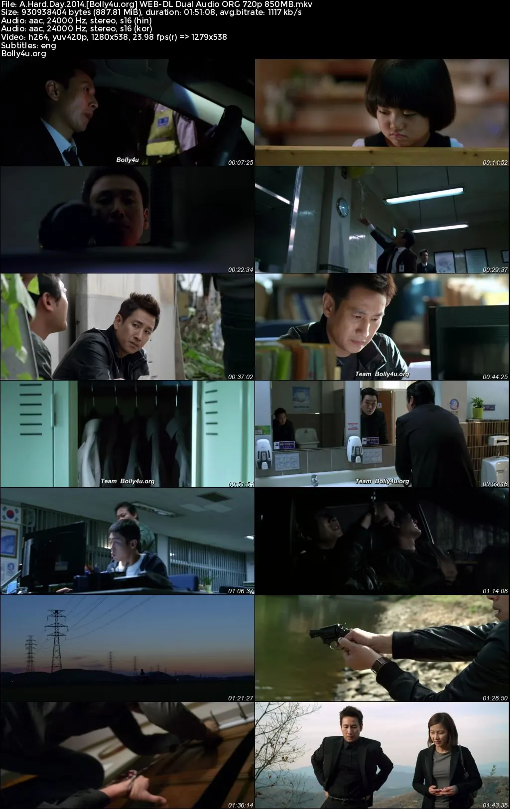 A Hard Day 2014 WEB-DL Hindi Dual Audio ORG Full Movie Download 1080p  720p  480p