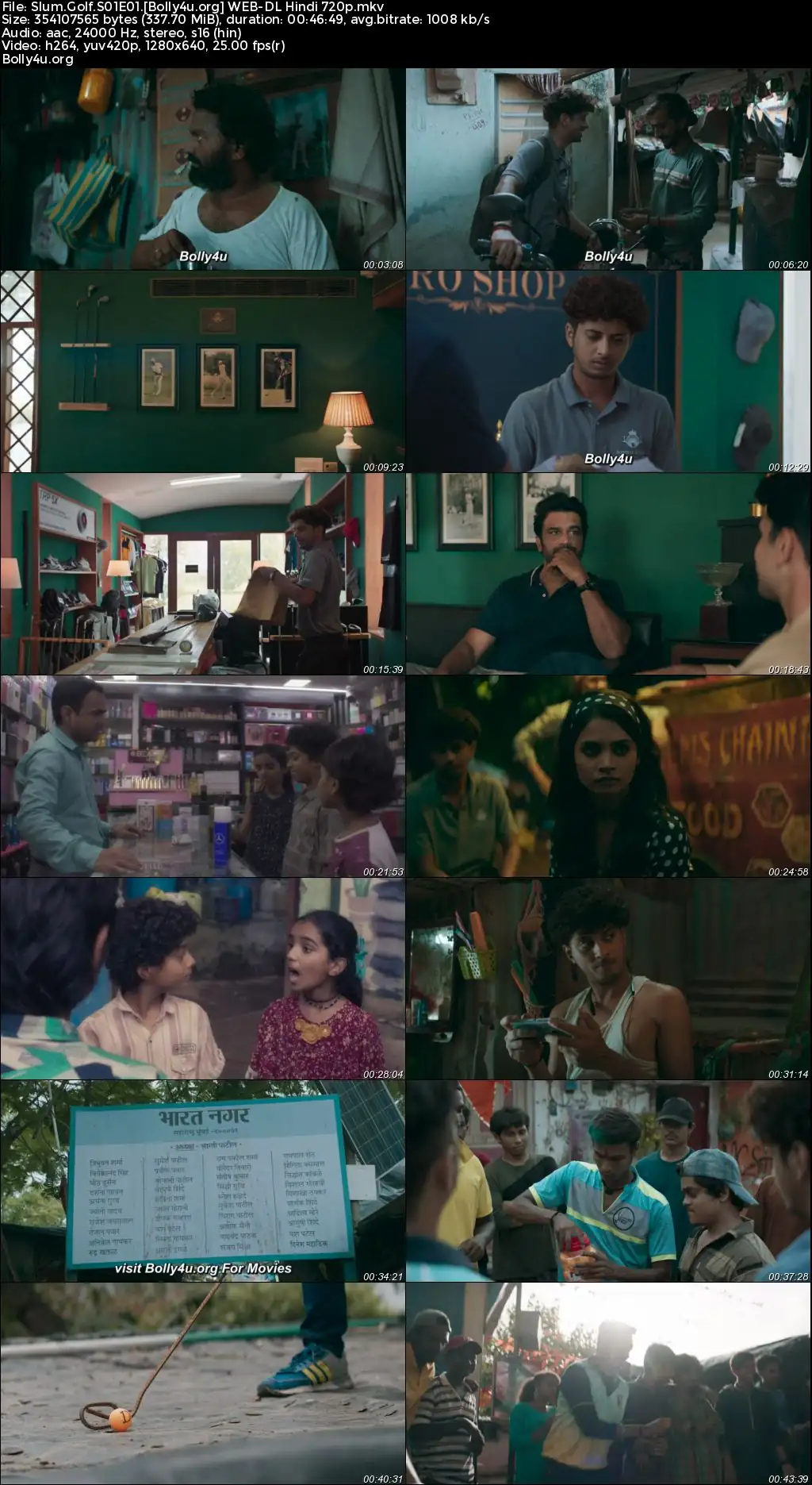 Slum Golf 2023 WEB-DL Hindi S01 Complete Download 720p  480p