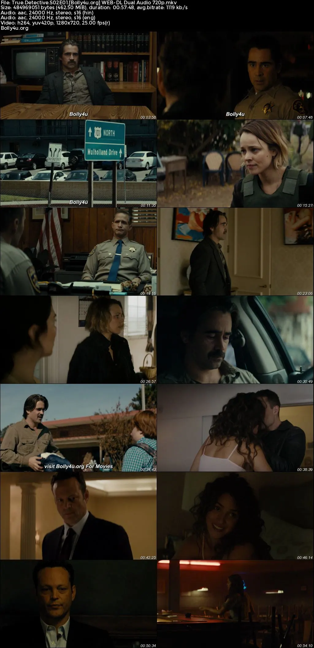 True Detective 2015 WEB-DL Hindi Dual Audio ORG S02 Complete Download 720p  480p