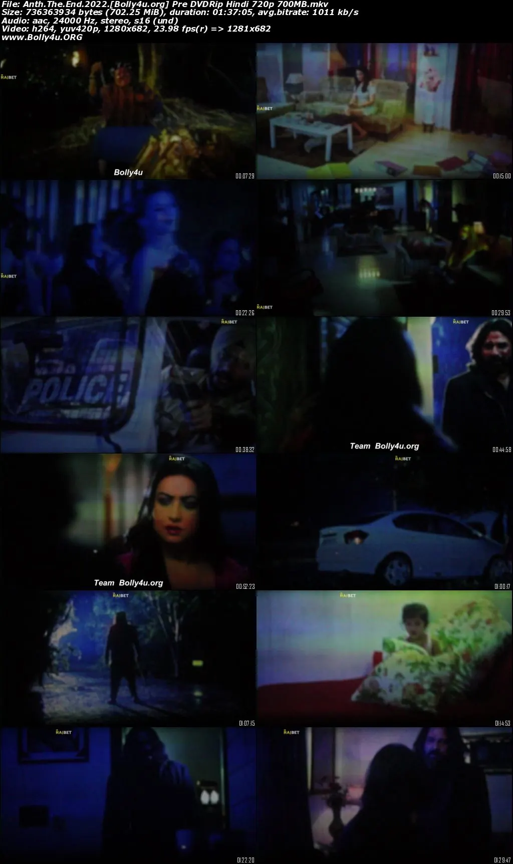 Anth The End 2022 Pre DVDRip Hindi Full Movie Download 720p  480p