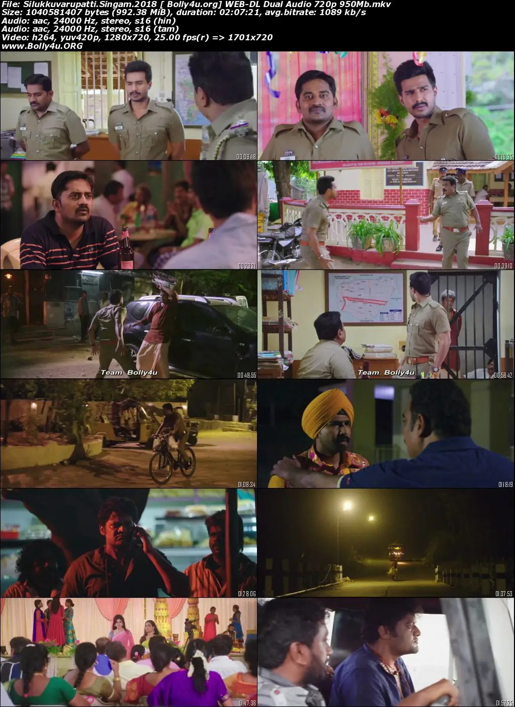 Silukkuvarupatti Singam 2018 WEB-DL UNCUT Hindi Dual Audio 720p 480p Download