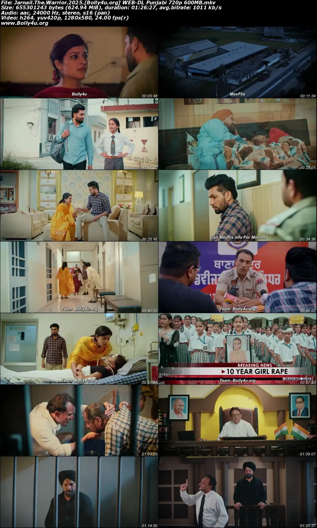 Jarnail The Warrior 2025 WEB-DL Punjabi Full Movie Download 1080p  720p  480p