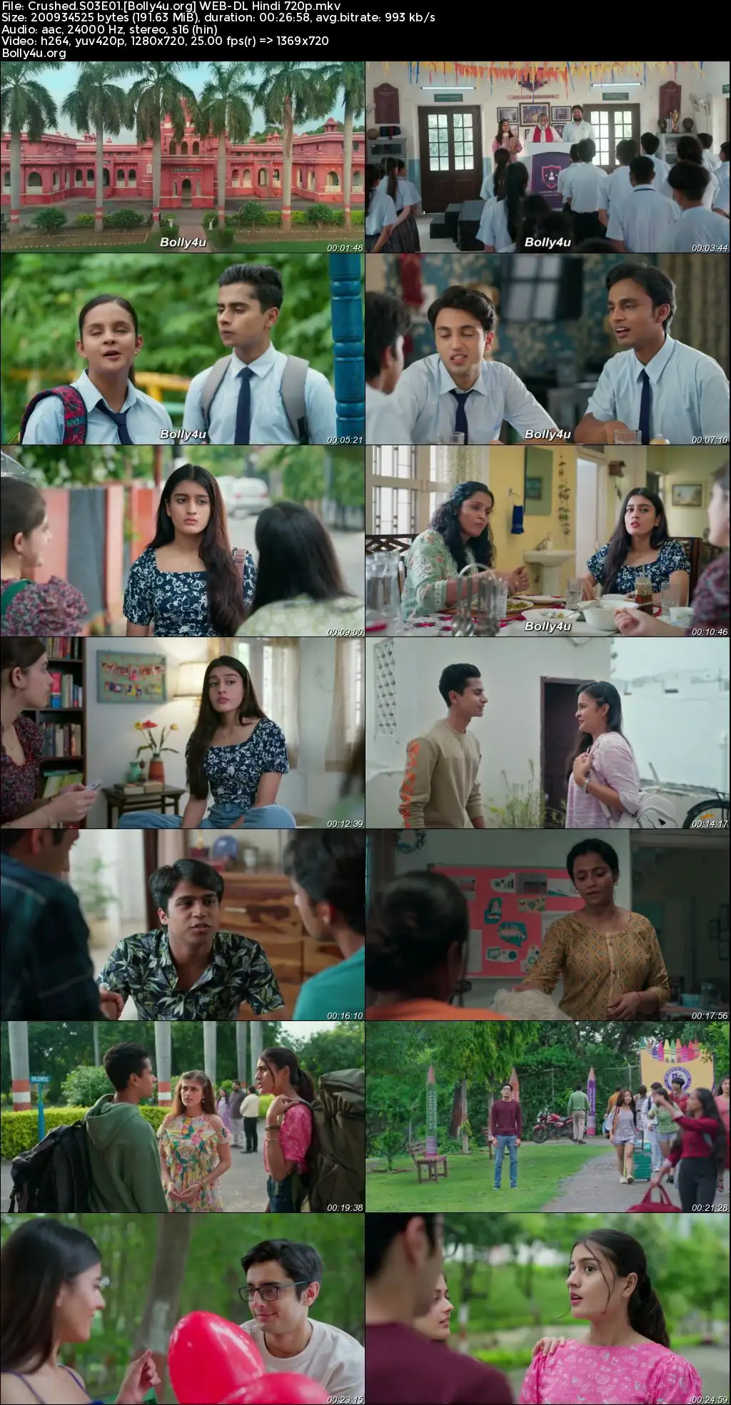 Crushed 2023 WEB-DL Hindi S03 Complete Download 720p  480p