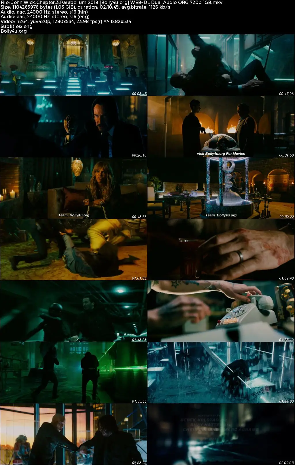 John Wick Chapter 3 Parabellum 2019 WEB-DL Hindi Dual Audio ORG Full Movie Download 1080p  720p  480p
