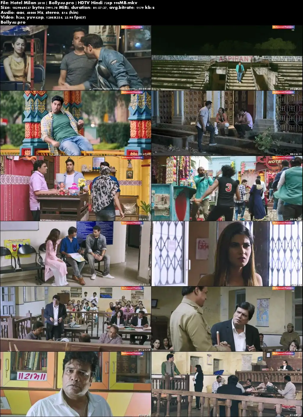 Hotel Milan 2018 HDTV 350MB Hindi 480p Download