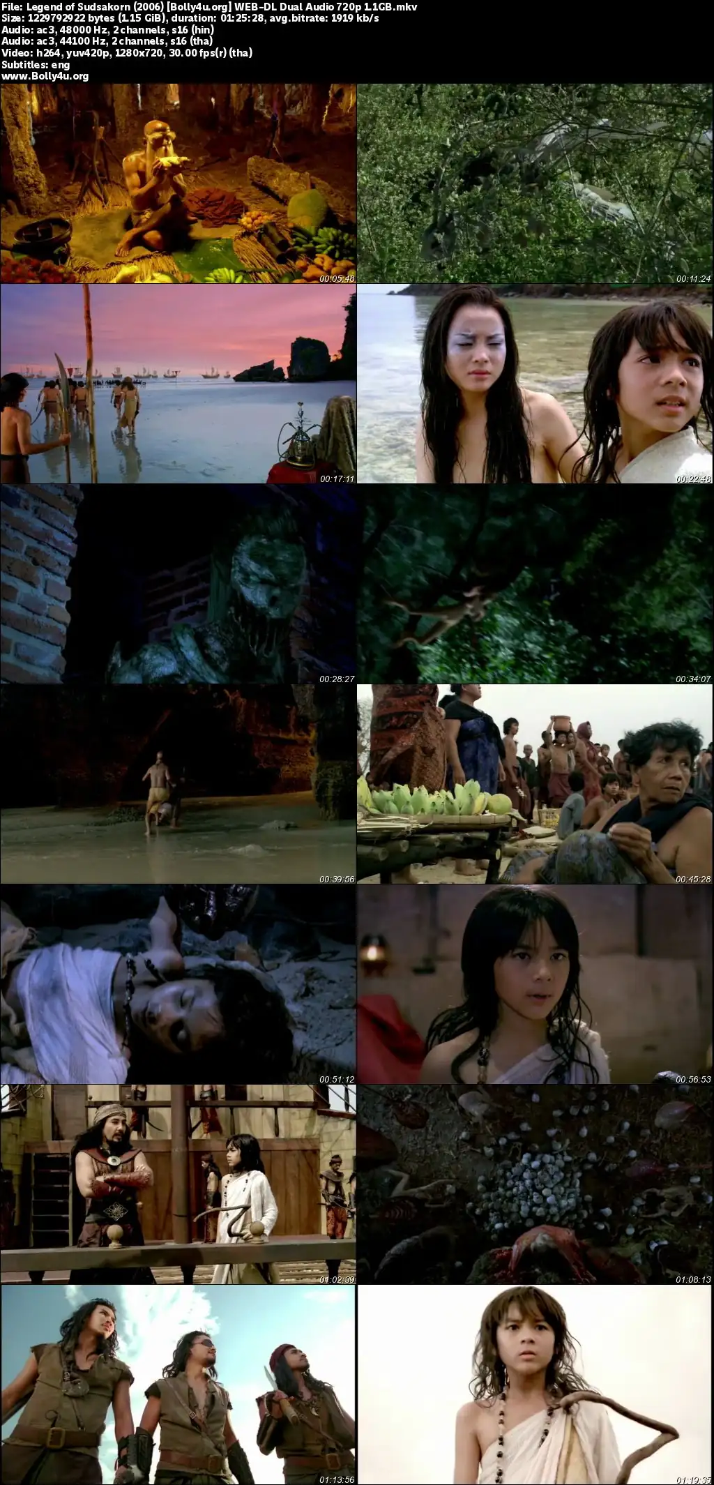 Legend of Sudsakorn 2006 WEB-DL Hindi Dual Audio Full Movie Download 720p  480p