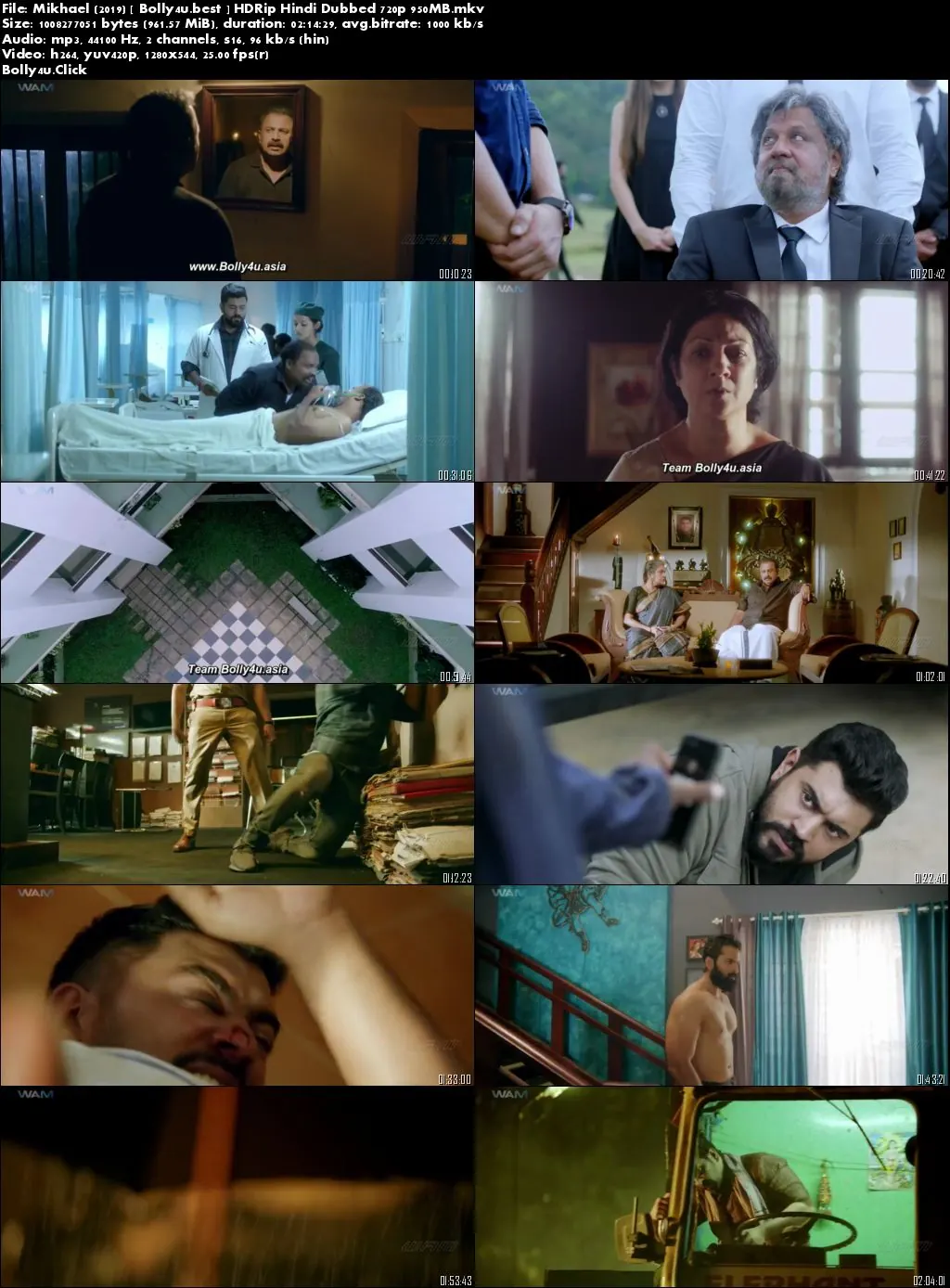 Mikhael 2019 HDRip 950Mb Hindi Dubbed 720p Download