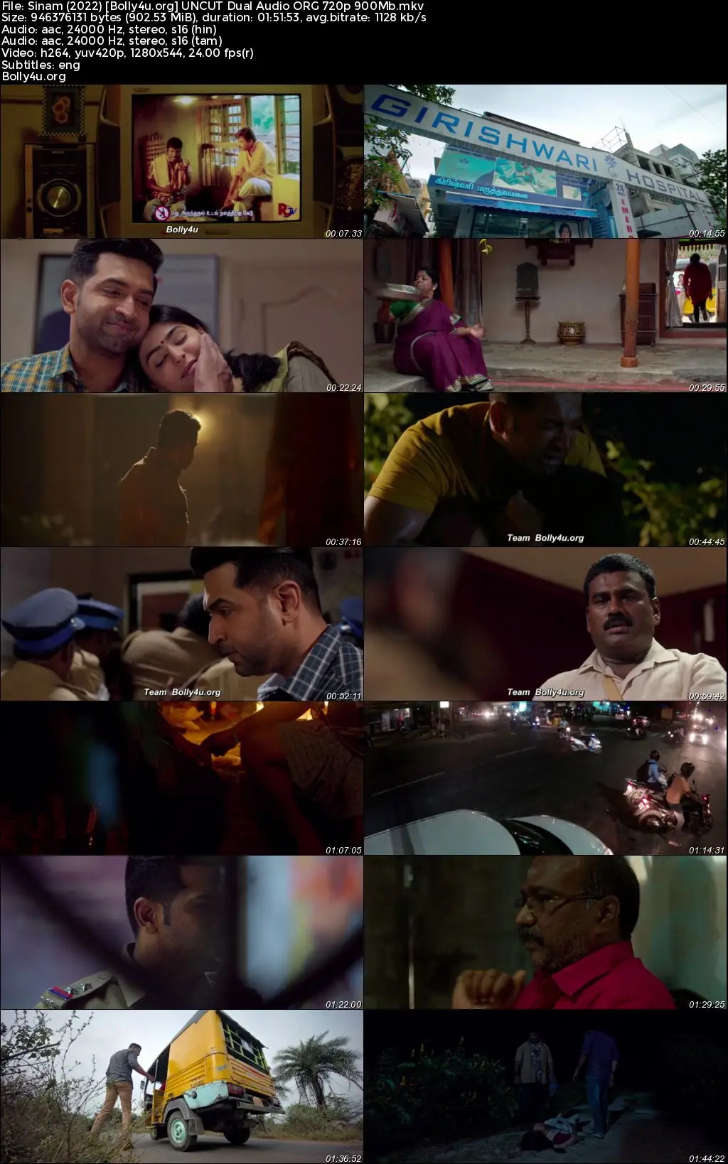 Sinam 2022 WEB-DL UNCUT Hindi Dual Audio ORG Full Movie Download 1080p  720p  480p