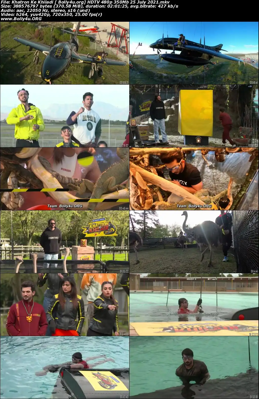 Khatron Ke Khiladi HDTV 480p 350Mb 25 July 2021 Download