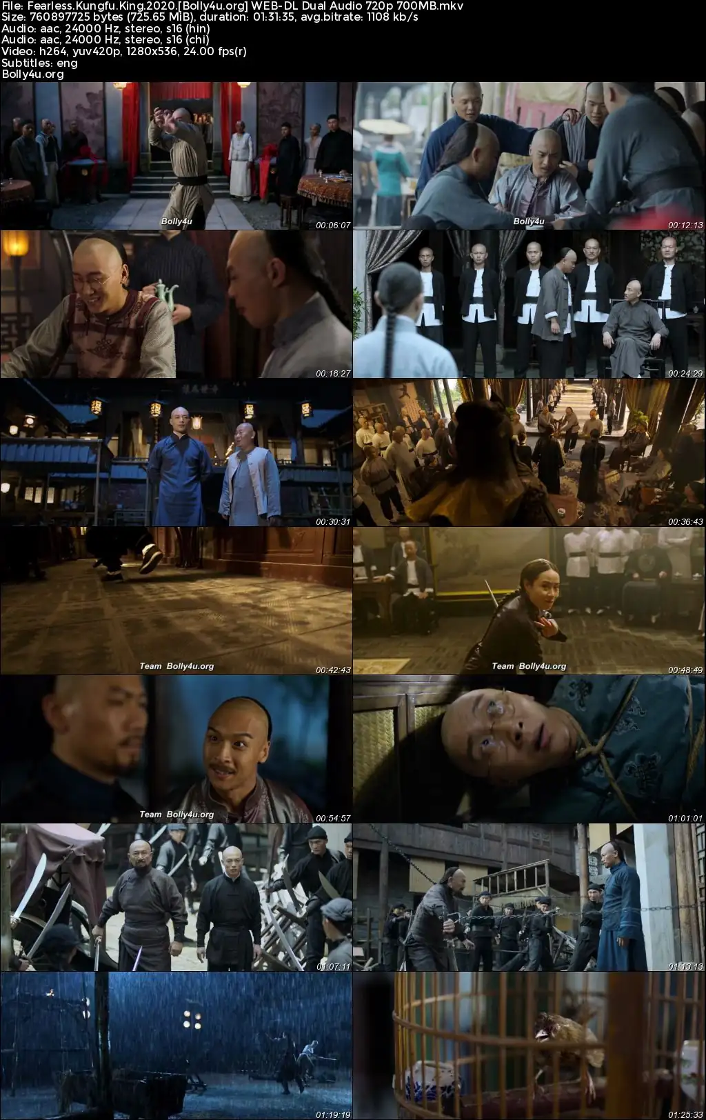 Fearless Kungfu King 2020 WEB-DL Hindi Dual Audio ORG Full Movie Download 1080p  720p  480p