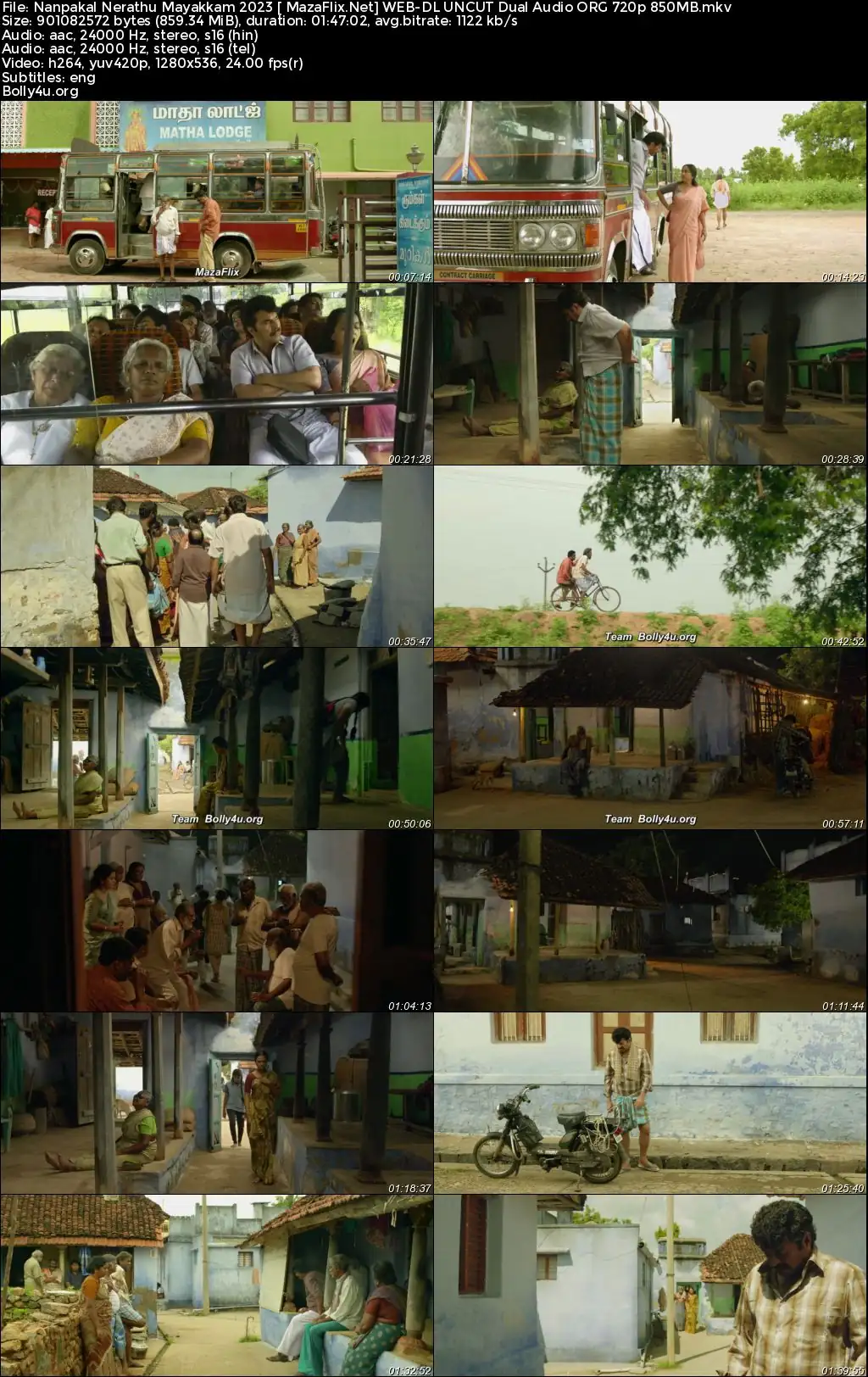 Nanpakal Nerathu Mayakkam 2023 WEB-DL UNCUT Hindi Dual Audio ORG Full Movie Download 1080p  720p  480p